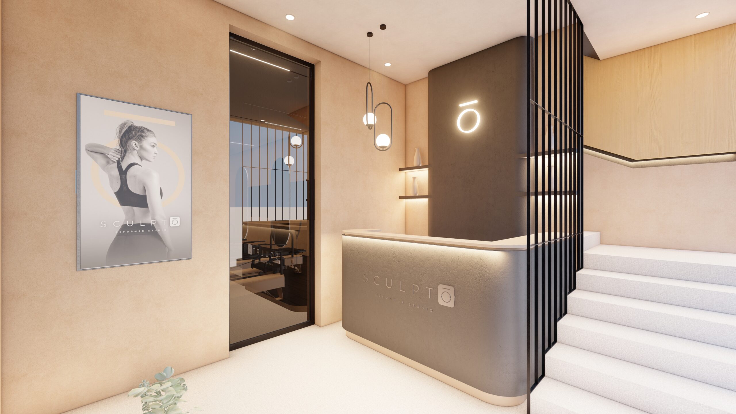 Sculpto Studio reception desk