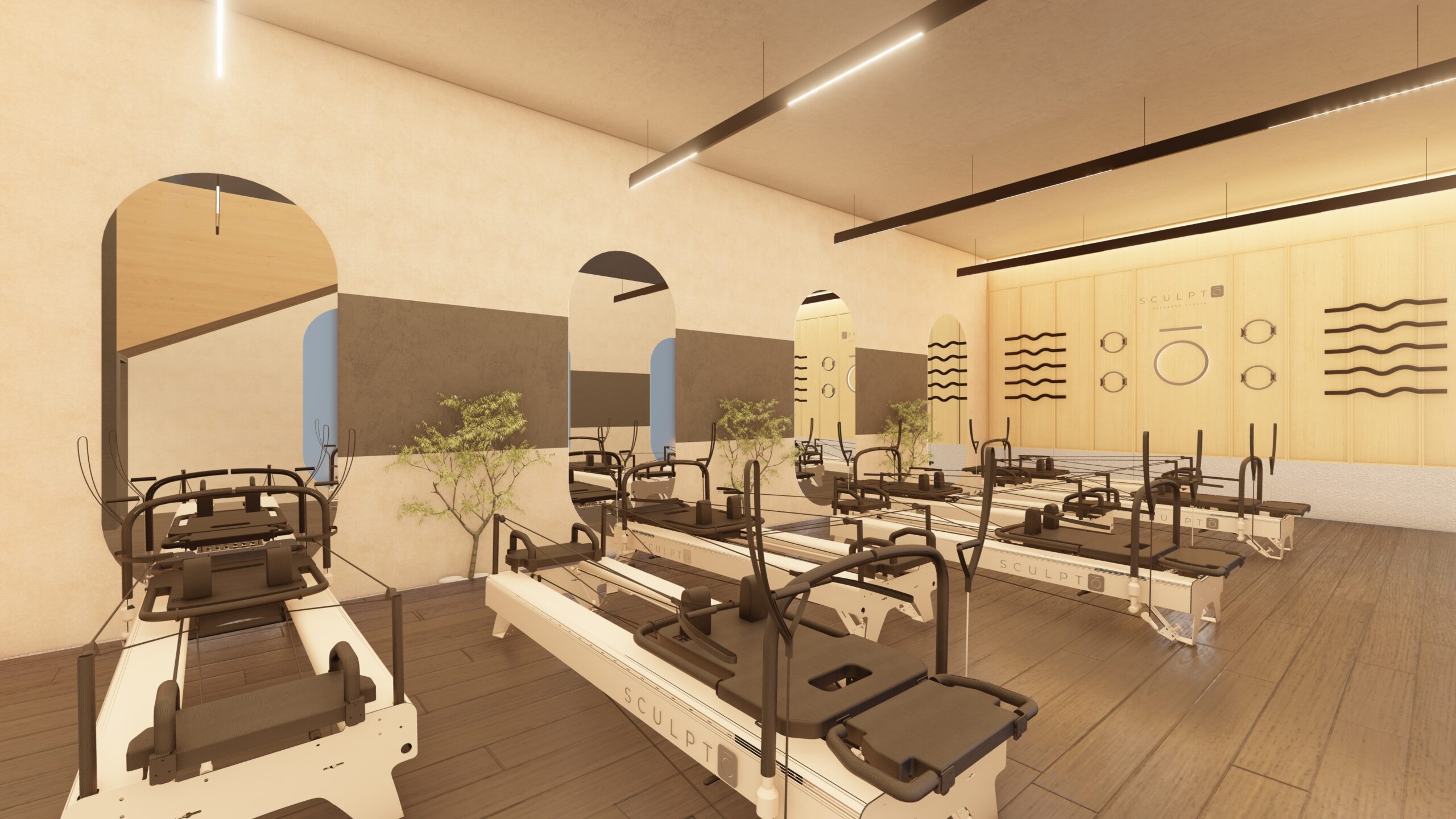 Sculpto Studio main reformer room